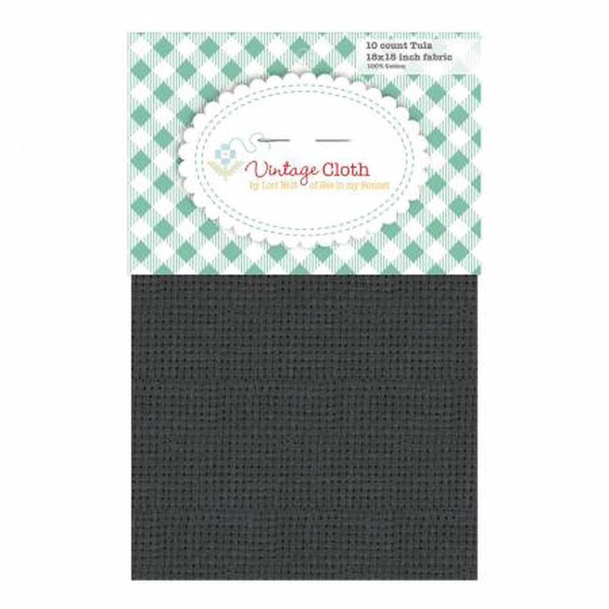 Zweigart Vintage Cloth 10 ct 17 x 17 Blackboard