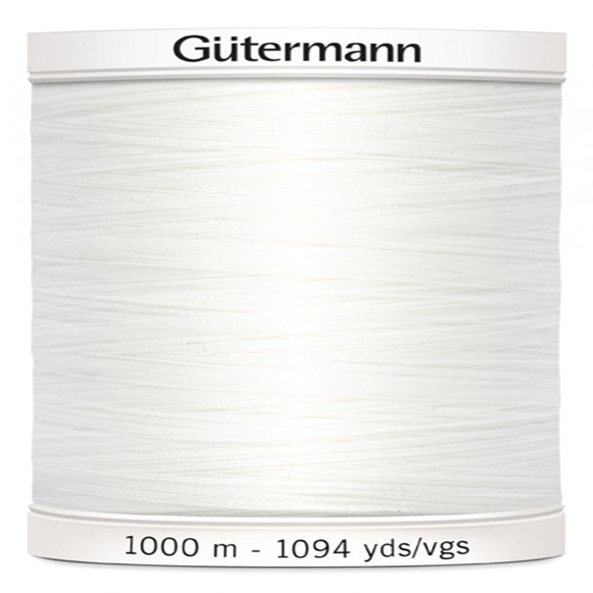 #20 White | Gtermann Sew-All Thread 1000M