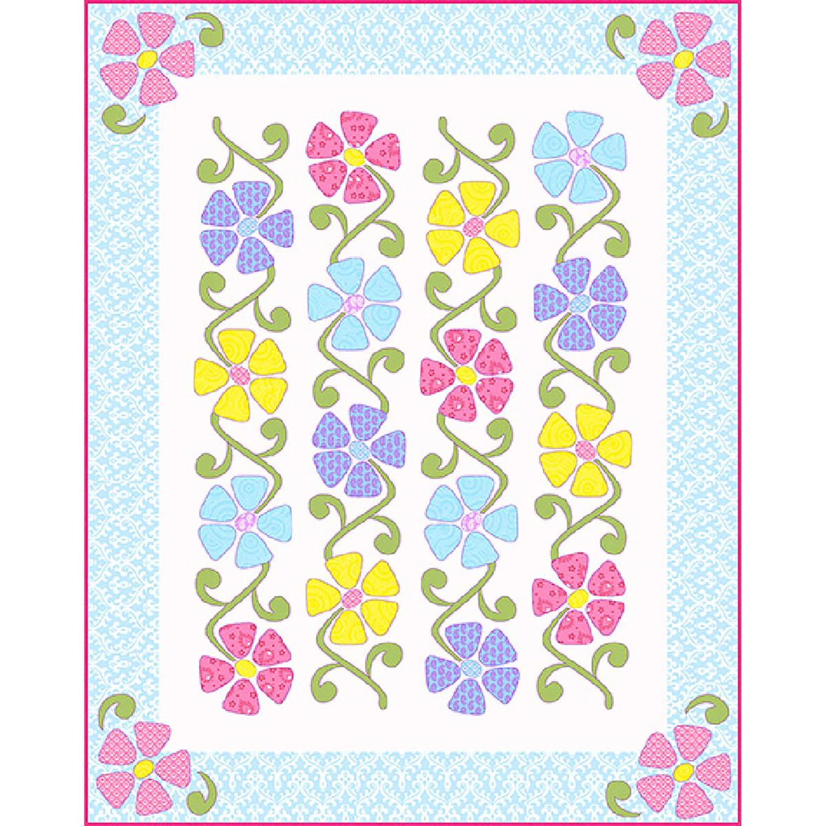 Daisy Chain Quilt TWW-0356e - Downloadable Pattern